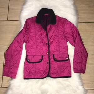 barbour jacket kids Pink